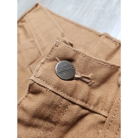 Vintage Carhartt Canvas Dungaree‎ Pants Mens 28x33 - Picture 8 of 10